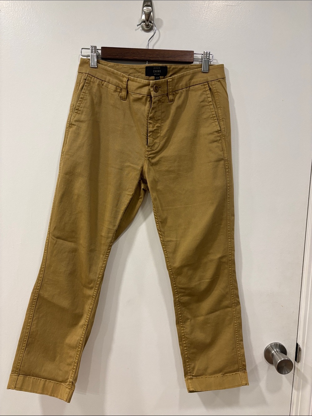 J. Crew Mustard Chino Pants